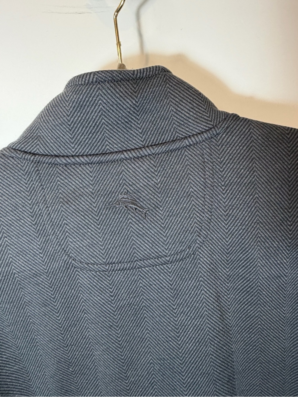 NWT Tommy Bahama Men's Charcoal Gray Half-Zip Pullover Sweater Size MED - Picture 3 of 4